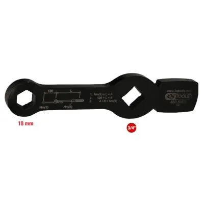 Hammer Wrench, brake caliper fastening